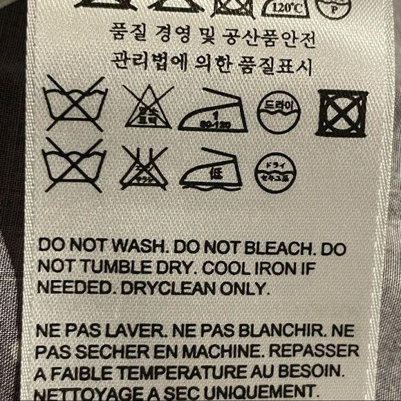 LEVIS lavender dress w/ white polka dots, lightweight w/ Button Closure, Size S - Picture 6 of 10